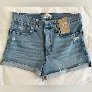 Madewell nwt denim shorts 31